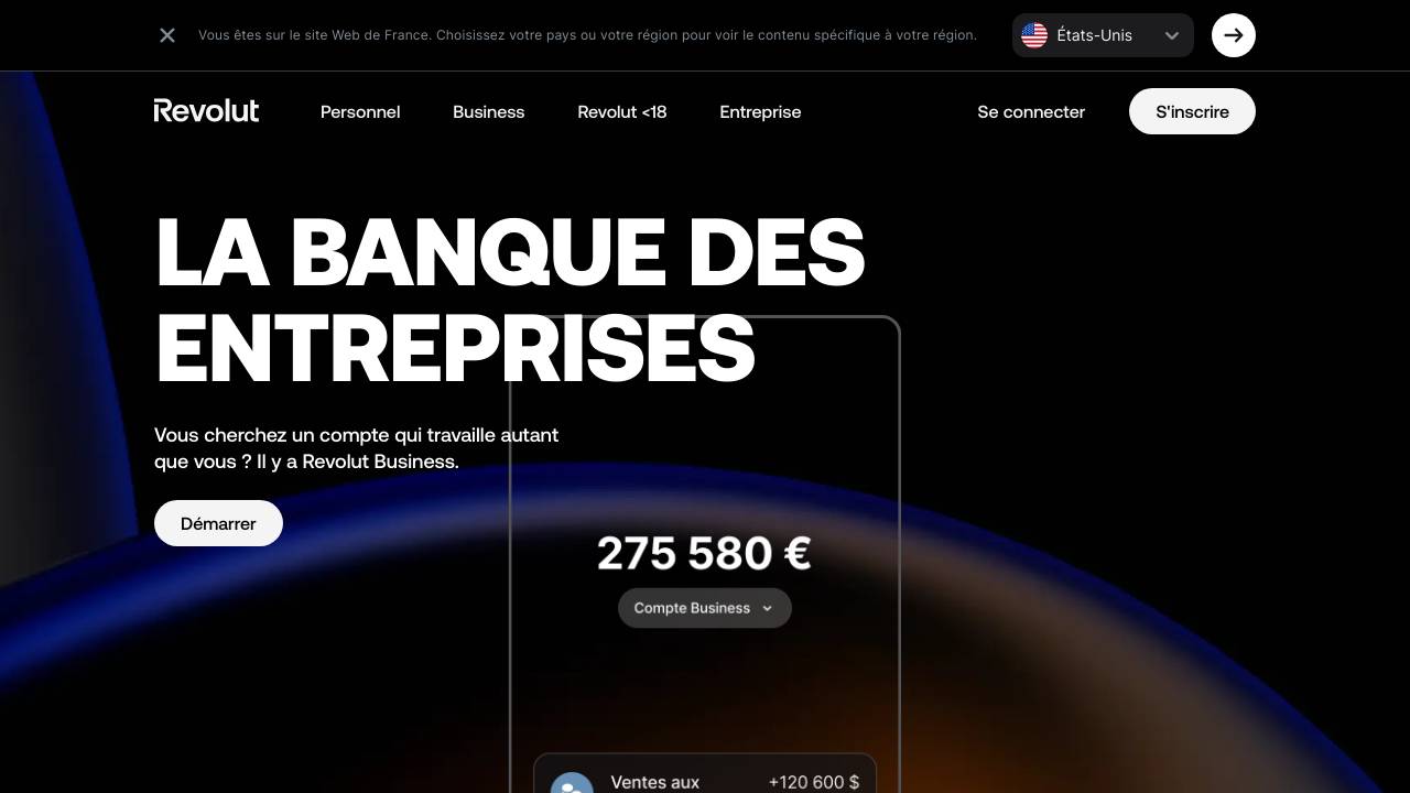 Homepage Revolut Basic